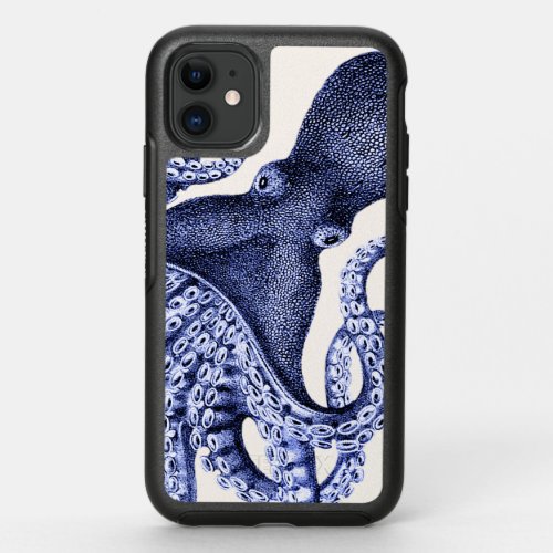 Landscape Blue Octopus OtterBox Symmetry iPhone 11 Case