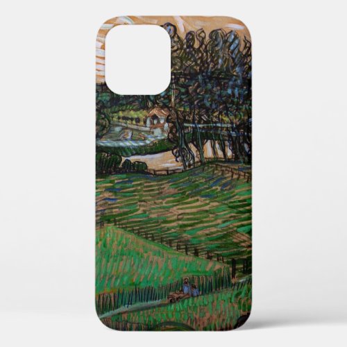 Landscape Bridge Across Oise by Vincent van Gogh iPhone 12 Case