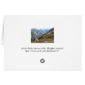 Landscape British Columbia, Canada Card (Back Horizontal)