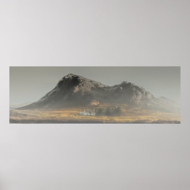 Landscape Buachaille Etive Mhor, Glencoe Scotland Poster (Front)