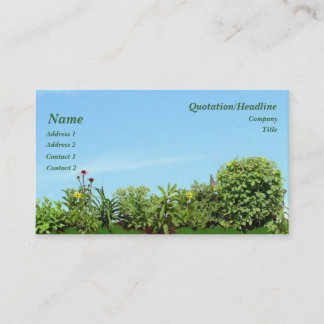 Landscape Business Card