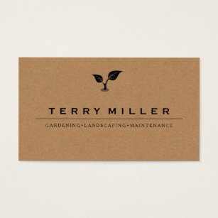 gardening business cards