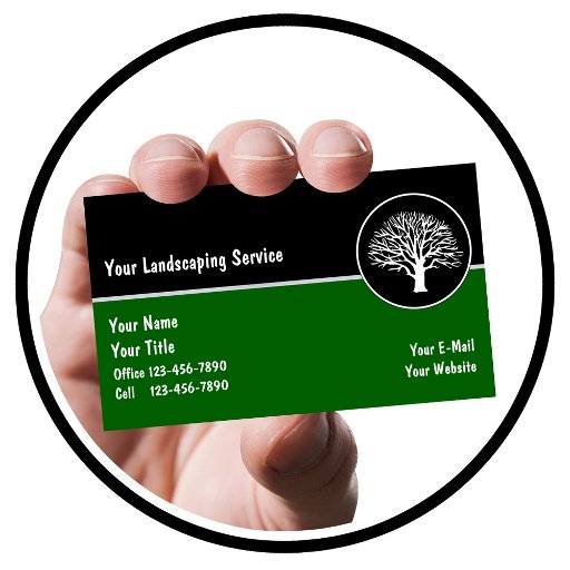 Customizable Landscape Business Cards