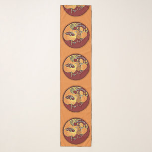 Landscape Button - Kokopelli Moon Feather 1 Scarf
