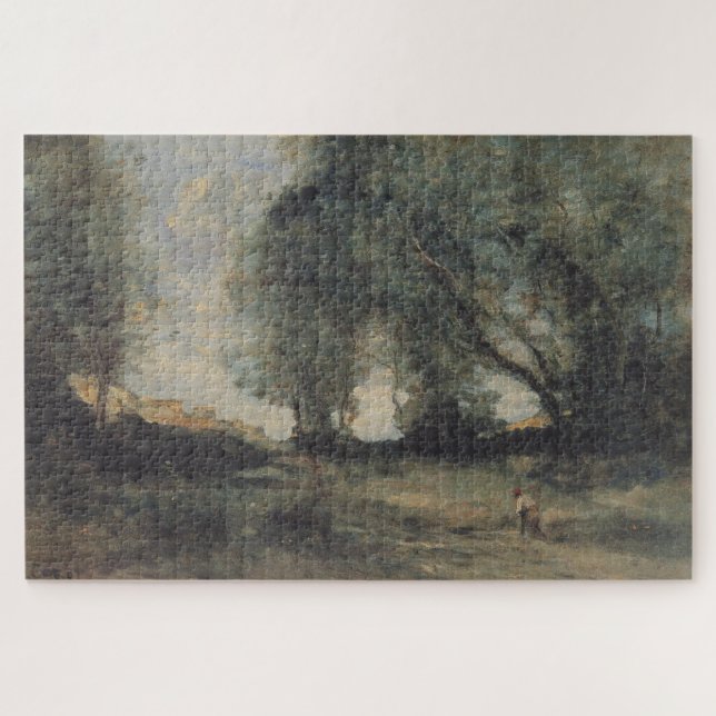 Landscape (by Camille Corot) Jigsaw Puzzle (Horizontal)