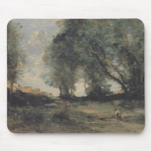 Landscape (by Camille Corot) Mouse Pad
