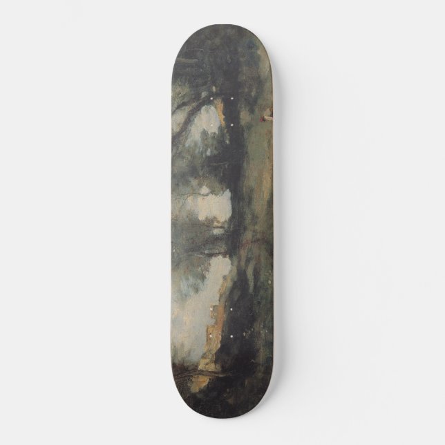 Landscape (by Camille Corot) Skateboard (Front)