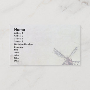 Landscape By Jongkind Johan Barthold (Best Quality Business Card