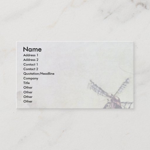 Customizable Landscape By Jongkind Johan Barthold (Best Quality Business Cards