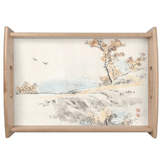 Landscape by Kōno Bairei Serving Tray