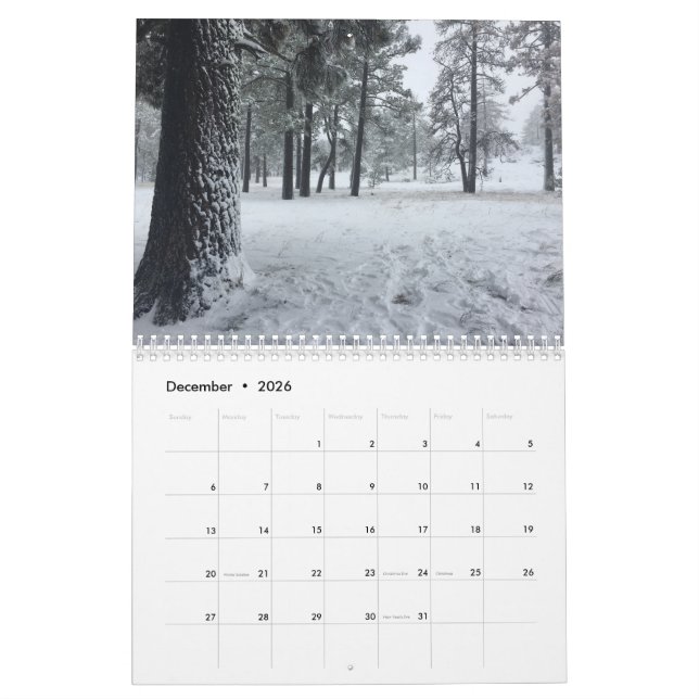 Landscape Calendar (Dec 2026)