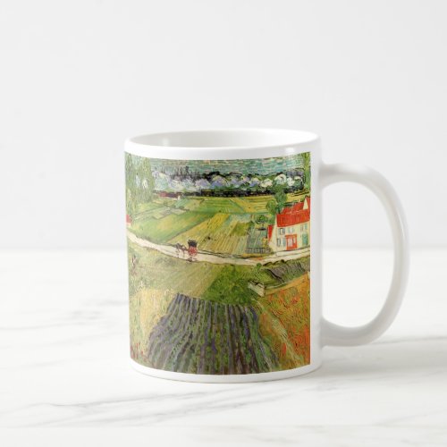 Landscape Carriage and Train by Vincent van Gogh Coffee Mug