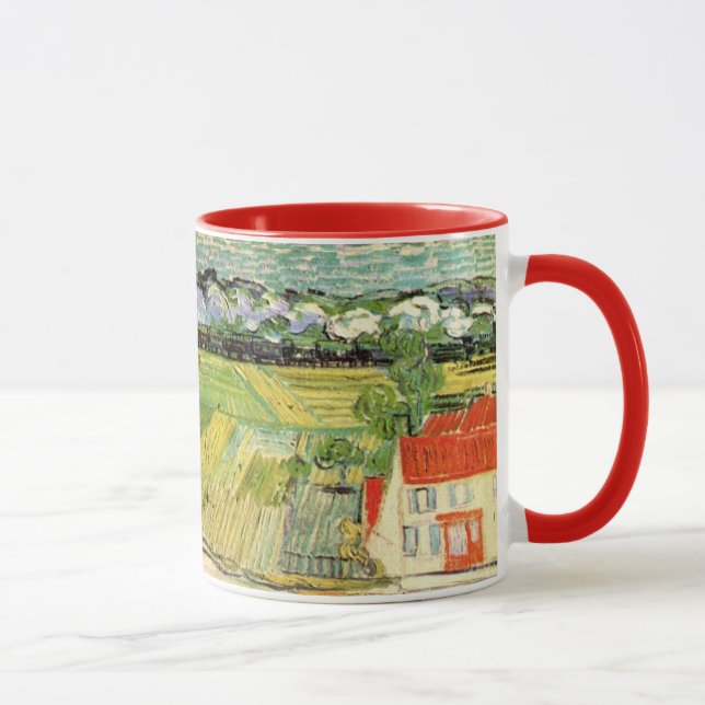 Landscape, Carriage and Train by Vincent van Gogh Mug (Right)