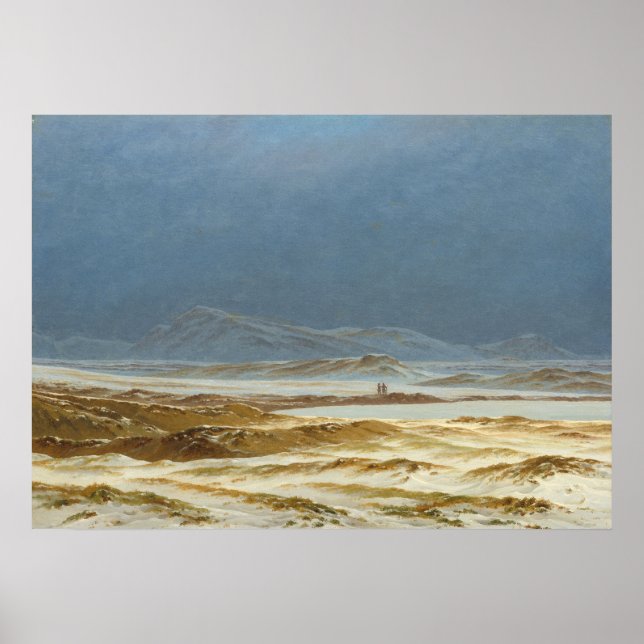 Landscape - Caspar David Friedrich Fine Art Poster (Front)