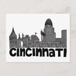 Landscape City View Cincinnati, Ohio Postcard