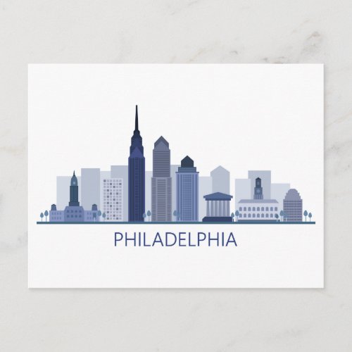 Landscape City View  Philadelphia Pennsylvania Postcard