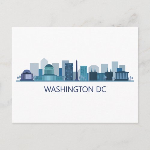 Landscape City View  Washington DC Postcard