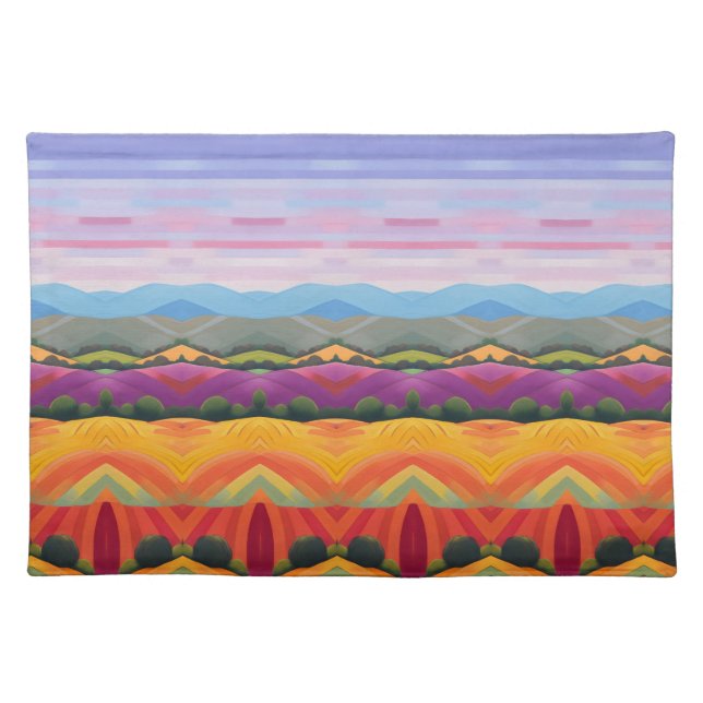 Landscape  cloth placemat (Front)