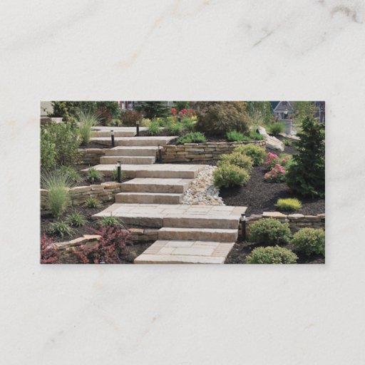 Customizable Landscape Company Business Card