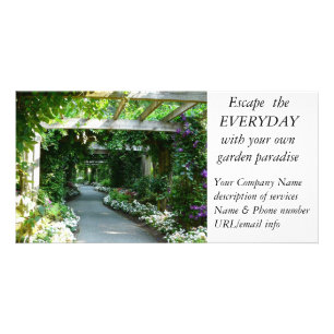 Landscape Design Garden Structure Business Card