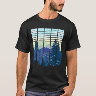 Landscape Design, Mountain, Nature,Trees and Fores T-Shirt