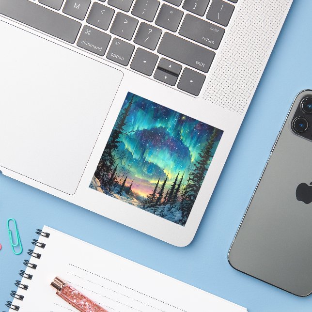 Landscape design sticker (Laptop w/ iPhone)