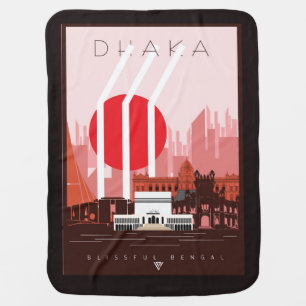 Landscape Dhaka Baby Blanket