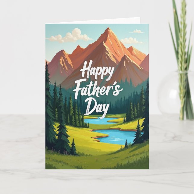 Landscape Fathers Day Card (Front)