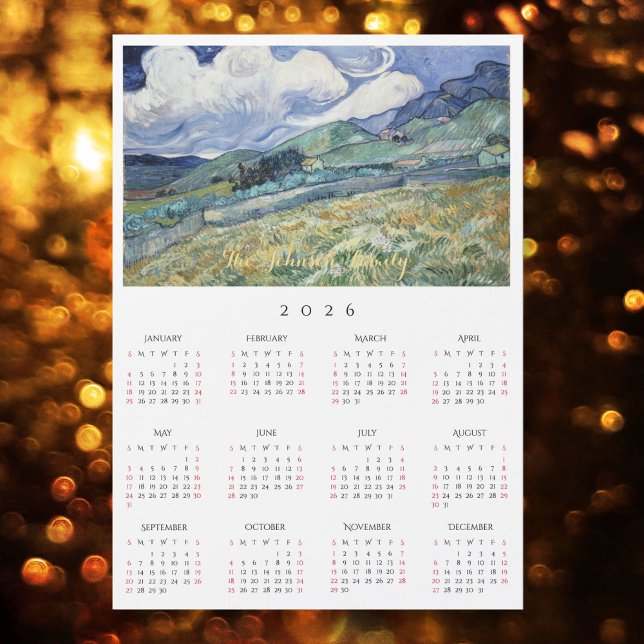 Landscape France Vincent Van Gogh 2026 Calendar (Landscape France Vincent Van Gogh 2026 Calendar)