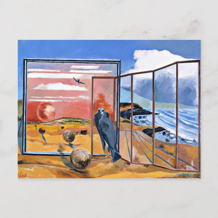 Landscape From A Dream Painting By Paul Nash Postcard Zazzle