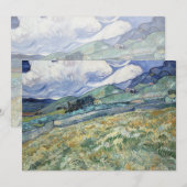 Landscape from Saint-Remy by Vincent Van Gogh (Front/Back)