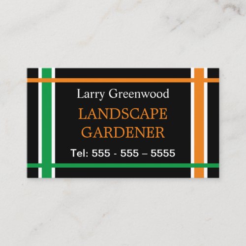 Landscape Gardener Business Card