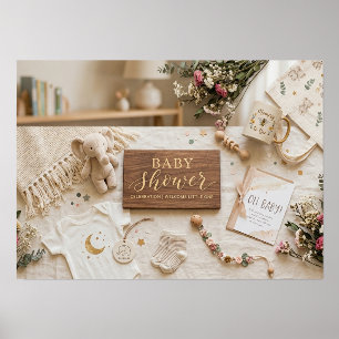 Landscape Giclee Photo Print Baby Shower Holder