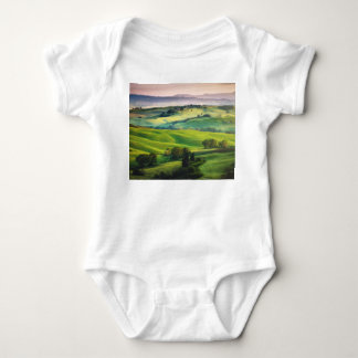 Landscape Greenery: Light Painted Serenity Baby Bodysuit