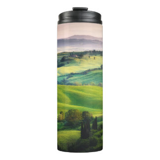 Landscape Greenery: Light Painted Serenity Thermal Tumbler