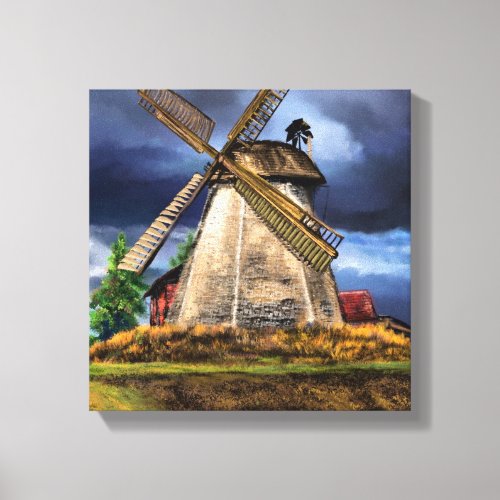 Landscape in the Netherlands Canvas Print