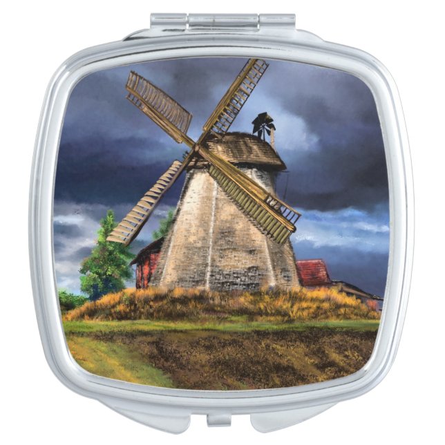 Landscape in the Netherlands Compact Mirror (Front)