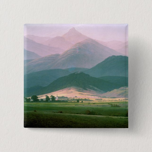 Landscape in the Riesengebirge, 1810-11 Button (Front)