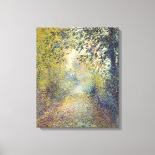 Landscape In the Woods (by Pierre-Auguste Renoir) Canvas Print