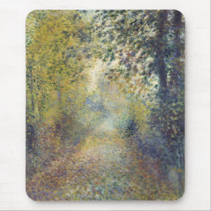 Landscape In the Woods (by Pierre-Auguste Renoir) Mouse Pad