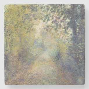 Landscape In the Woods (by Pierre-Auguste Renoir) Stone Coaster