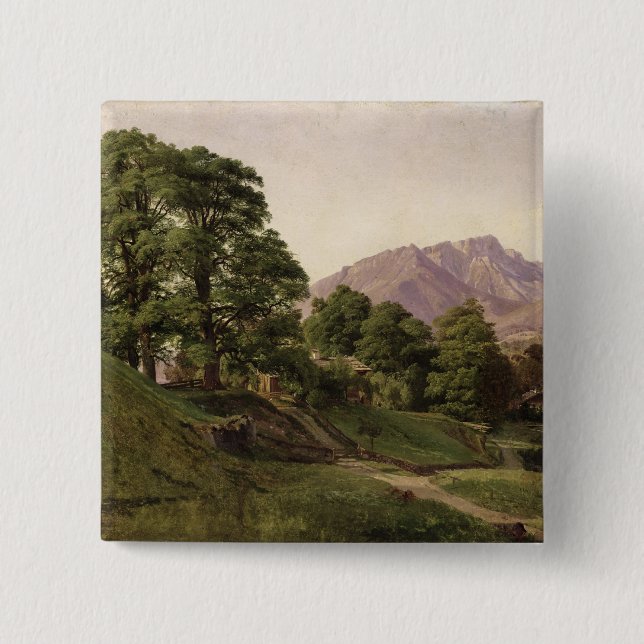 Landscape in Upper Bavaria, 1836 Button (Front)