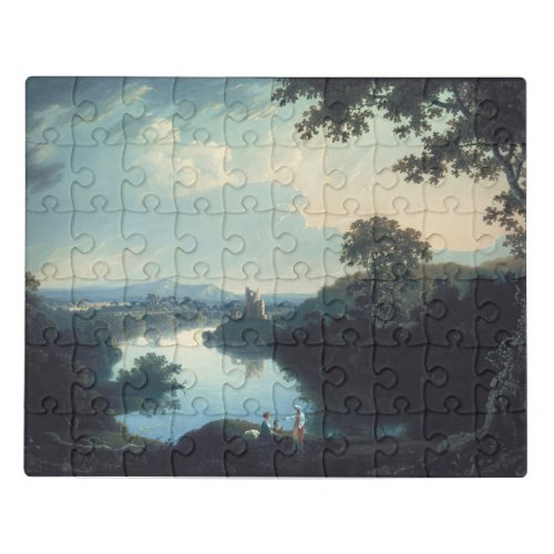 Landscape in Wales 1809 Thomas Wright  Jigsaw Puzzle