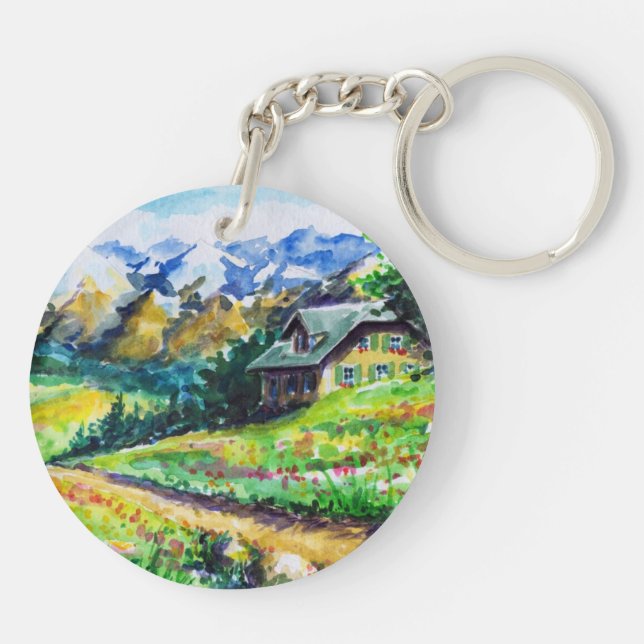 Landscape Keychain (Back)