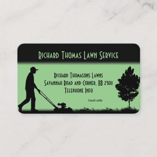 Landscape Lawn Service Business Card