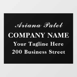 Landscape Logos Business Co AI door sign