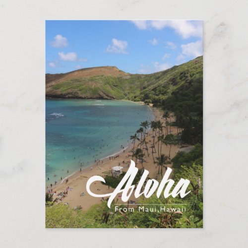landscape maui Hawaii postcard