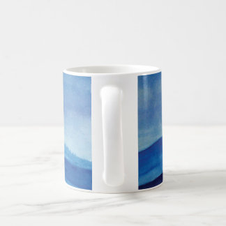 Landscape mountain watercolor Art White Mug