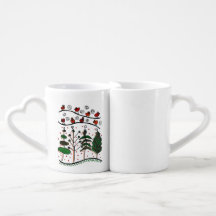 Landscape Mug Set (Doodle - Hand drawn)