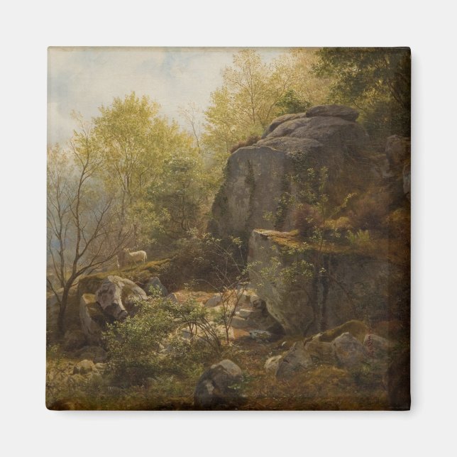Landscape Near Conway, North Wales (by A.H. Wyant) Magnet (Front)